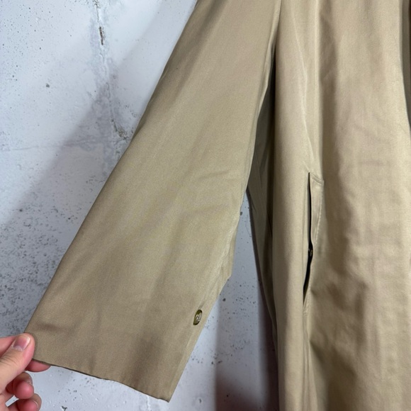 Burberrys Of London Khaki Mens Nova Check Trench Coat Jacket 44 Reg - Picture 5 of 14